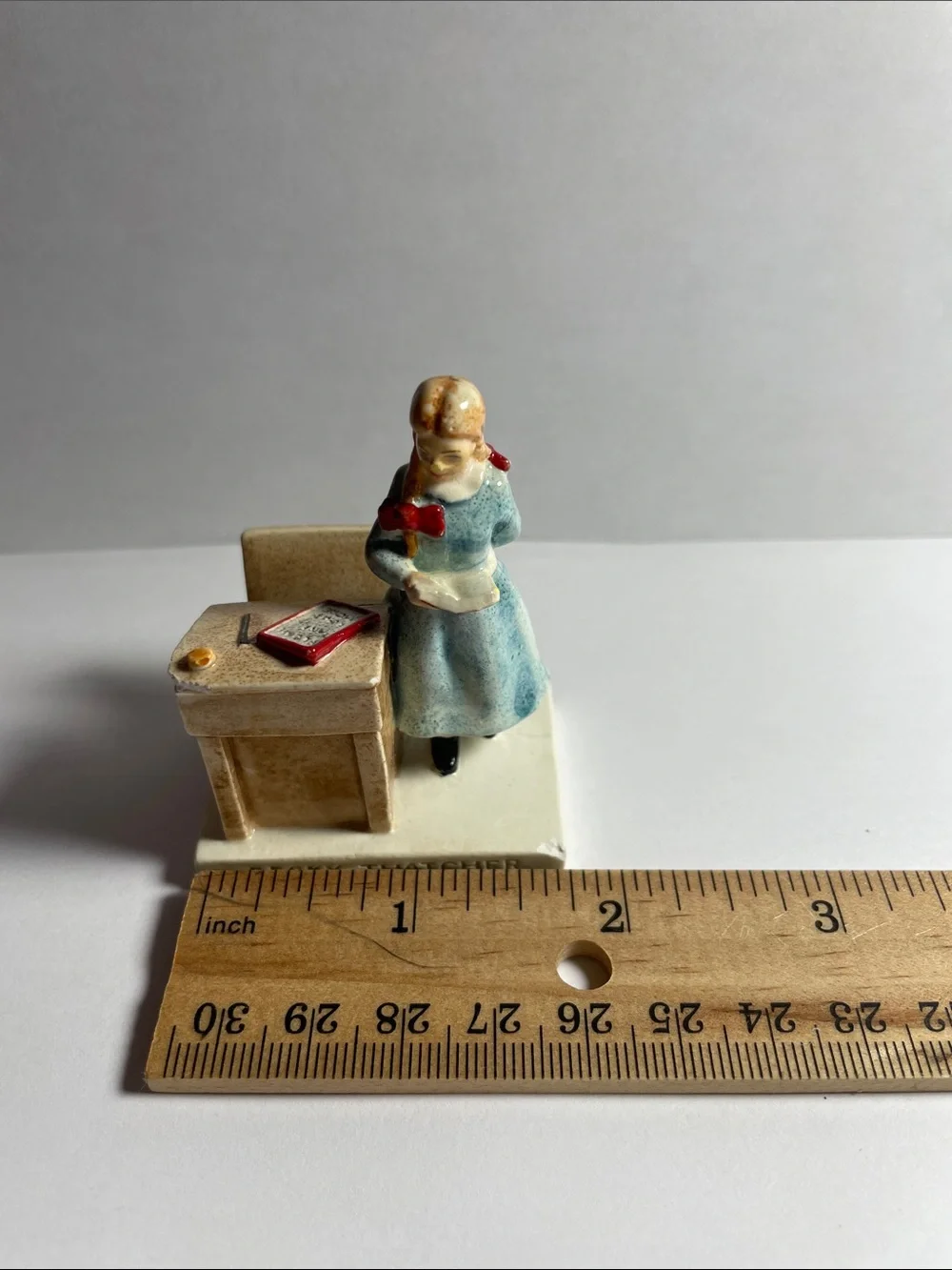 Becky Thatcher Ceramic Figurine - Blue Dress Home Accent